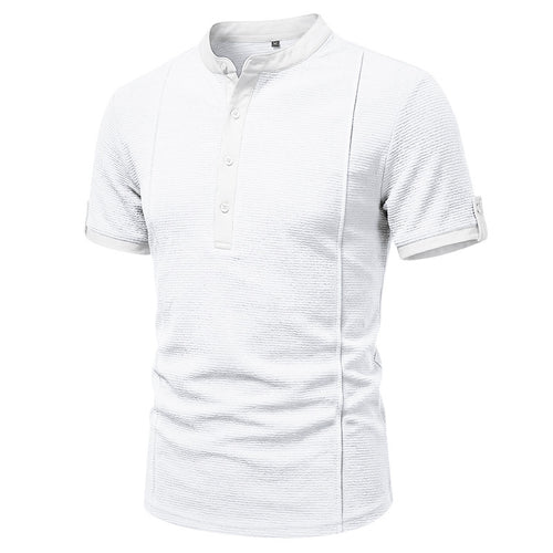 Men's Short-Sleeve Henley T-Shirt