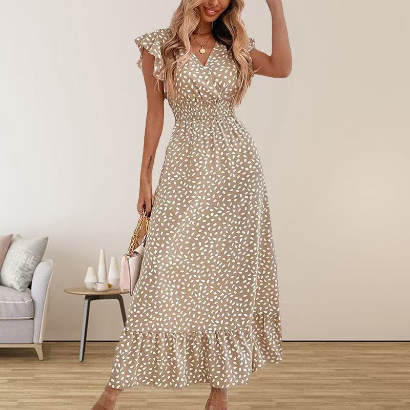 V-neck dress