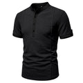 Men's Short-Sleeve Henley T-Shirt