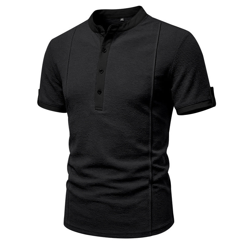 Men's Short-Sleeve Henley T-Shirt